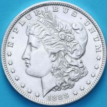 США 1 доллар 1888 год. Доллар Моргана. О