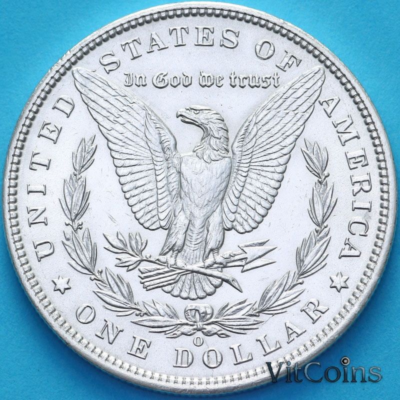 Монета США 1 доллар 1888 год. Доллар Моргана. О Монета США 1 доллар 1888 год. Доллар Моргана. О