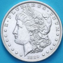 США 1 доллар 1889 год. Доллар Моргана. Р
