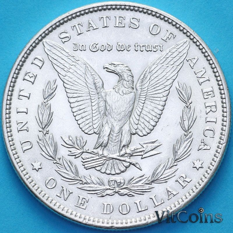 Монета США 1 доллар 1887 год. Доллар Моргана. Р Монета США 1 доллар 1887 год. Доллар Моргана. Р