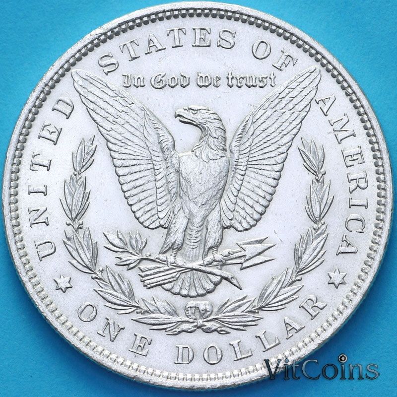 Монета США 1 доллар 1888 год. Доллар Моргана. Р Монета США 1 доллар 1888 год. Доллар Моргана. Р