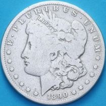 США 1 доллар 1890 год. Доллар Моргана. О