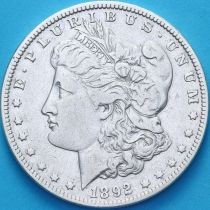 США 1 доллар 1892 год. Доллар Моргана. О