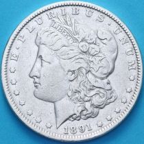 США 1 доллар 1891 год. Доллар Моргана.