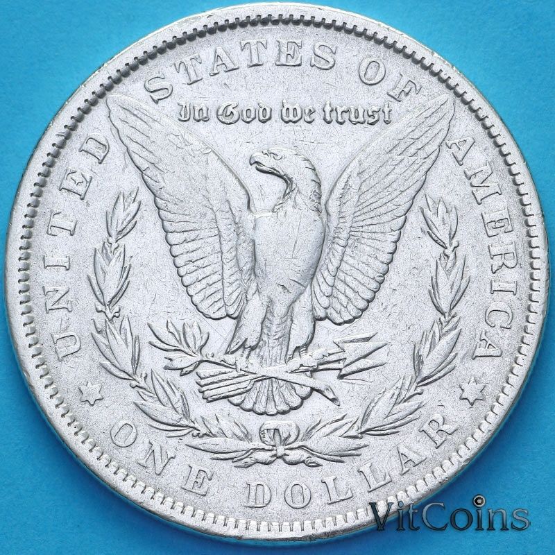 Монета США 1 доллар 1891 год. Доллар Моргана