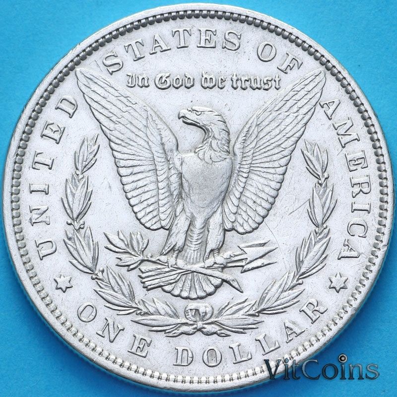 Монета США 1 доллар 1892 год. Доллар Моргана Монета США 1 доллар 1892 год. Доллар Моргана