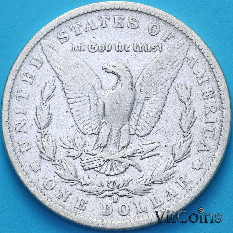 Монета США 1 доллар 1891 год. Доллар Моргана. S