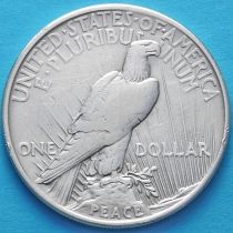 США 1 доллар 1921 год. Мирный доллар. Серебро.