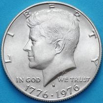 США 50 центов 1976 год. S. 200 лет независимости. Серебро