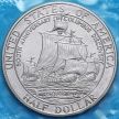 Монета США 50 центов 1992 год. D. Колумб. 