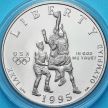 Монета США 50 центов 1995 год. S. Баскетбол. Пруф.