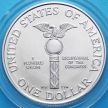 Монеты США 1 доллар 1989 год. 200 лет Конгрессу США. Серебро.