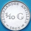 Монета Нидерландские Антилы 1/10 гульдена 1963 год