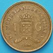 Монета Нидерландские Антилы 1 гульден 1991 год.