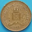 Монета Нидерландских Антильских островов 1 гульден 1993 год.