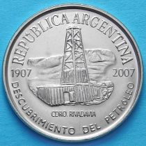 Аргентина 2 песо 2007 год.  Нефтяная вышка.