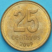 Аргентина 25 сентаво 2009 год.