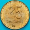 Монета Аргентина 25 сентаво 2010 год