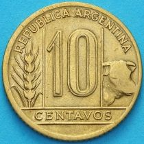 Аргентина 10 сентаво 1943 год.