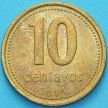 Монета Аргентина 10 сентаво 2004 год.