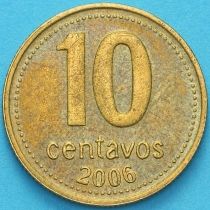 Аргентина 10 сентаво 2006 год.