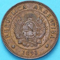 Аргентина 1 сентаво 1893 год