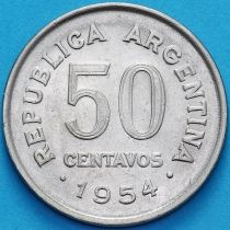 Аргентина 50 сентаво 1954 год.