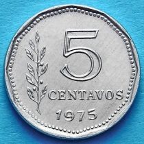 Аргентина 5 сентаво 1975 год.