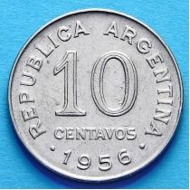 Аргентина 10 сентаво 1956 год.