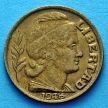 Монета Аргентины 5 сентаво 1948 год.