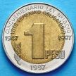 Монета Аргентина 1 песо 1997 год. Ева Перон.