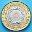 Монеты Аргентина 2 песо 2010 год.