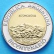 Монеты Аргентина 1 песо 2010 год. Аконкагуа.
