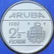 Монета Аруба 2 1/2 флорина 1989 год. BU