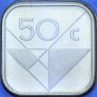 Монеты Аруба 50 центов 1989 год. BU