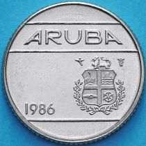 Аруба 10 центов 1986 год.