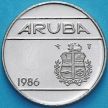 Монета Аруба 25 центов 1986 год.