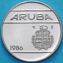 Аруба 25 центов 1986 год.