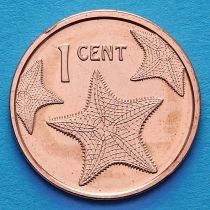 Багамские острова 1 цент 2015 год. Морская звезда.