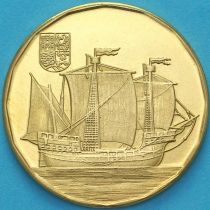 Багамские острова, Гуанахани 3 доллара 2020 год. Пинта