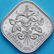 Багамские острова 15 центов 1969 год.