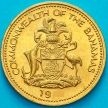 Монета Багамские острова 1 цент 1974 год.