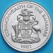 Монета Багамские острова 5 центов 1981 год. Ананас.