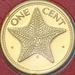 Монета Багамские острова 1 цент 1975 год. BU