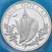 Багамские острова 1 доллар 1974 год. Пруф