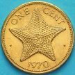 Монета Багамских островов 1 цент 1970год.