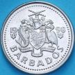 Монета Барбадос 10 центов 1998 год. Чайка.