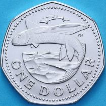 Барбадос 1 доллар 1974 год. Летучая рыба. BU Барбадос 1 доллар 1974 год. Летучая рыба. BU