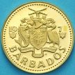 Монета Барбадос 5 центов 1974 год. Proof