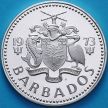 Монета Барбадос 5 долларов 1973 год. Фонтан. Серебро. Proof